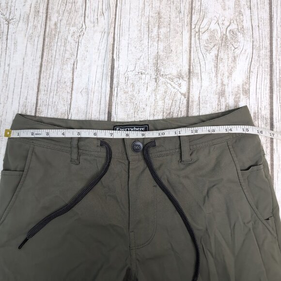 686 Everywhere Collection Technical Pants Slim Fit 30x30 Olive Green - Picture 8 of 11